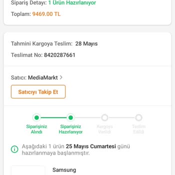 Trendyol Ve Media Markt Faturayı Eksik Giriyor