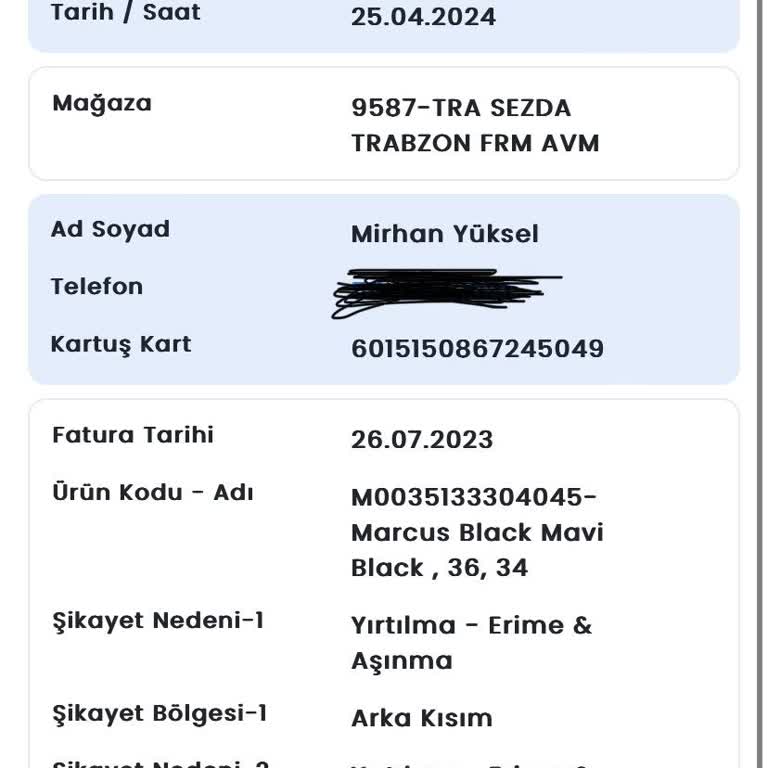 Mavi Kalitesizliği Ve İnceleme Süresi