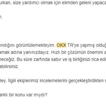 Okx TR Hesabım Askıya Alındı