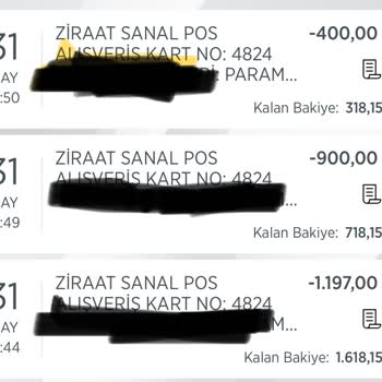 En Uygun Kartımdan İki Kere Para Çekti