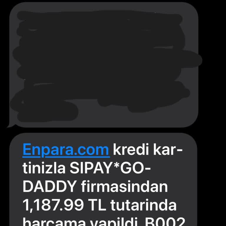 Godaddy Kredi Kartımdan Habersiz Çekim