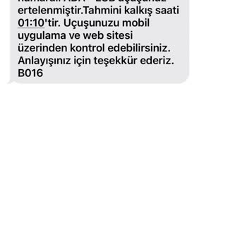 AJet (Anadolu Jet) Adana-Ankara Uçuşunda Yaşanan Rötar Ve Hizmet Sorunları