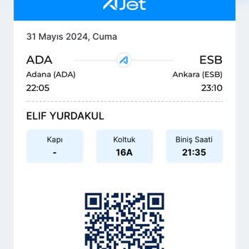 AJet (Anadolu Jet) Adana-Ankara Uçuşunda Yaşanan Rötar Ve Hizmet Sorunları