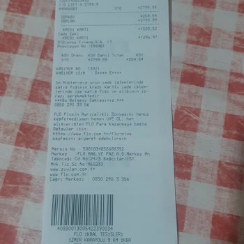 FLO Ayakkabı FLO Mağazalarında Yaşadığım Sorun