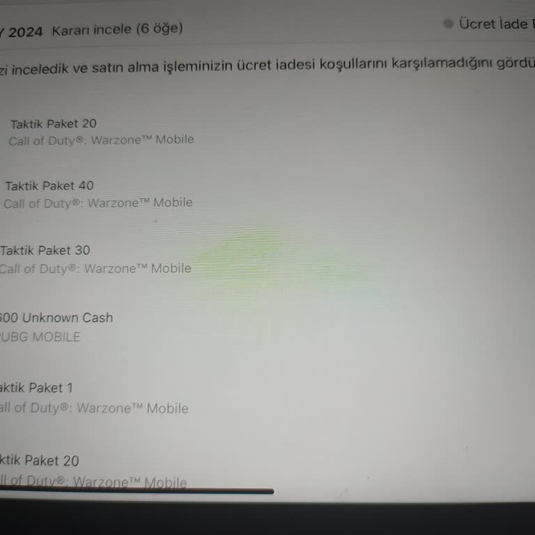 Apple Store Ücret İade Edilemez