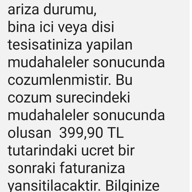 Millenicom Usulsüz Arıza Parası Talebi.