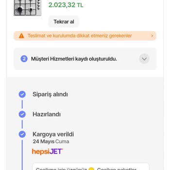 Hepsiburada Tarafından Aldığım Ürün Günlerdir Teslim Edilmiyor.