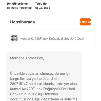 Hepsiburada Tarafından Aldığım Ürün Günlerdir Teslim Edilmiyor.