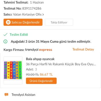 Trendyol/Vatan Kırtasiye Ofis Satıcı