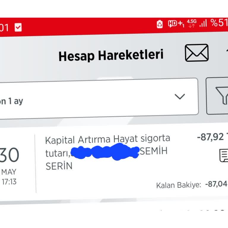Ziraat Bankası Kapital Hayat Sigortası Kesintisi