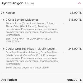Adana Yüreğir Domino's Pişmanlığı