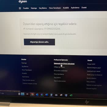 Dyson Bana Hakarette Bulundu