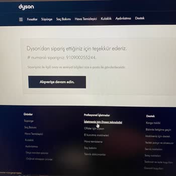 Dyson Bana Hakarette Bulundu