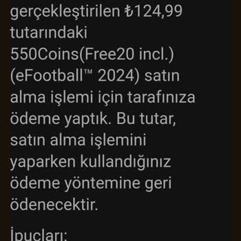 Konami Geri İade Sıkıntısı