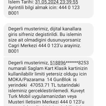 Moka, Kartımdan Benden Habersiz Para Çekilmiş!
