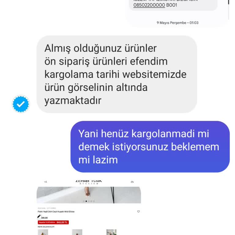 By Zehra Türk Gelmeyen Ürün Sahte Site