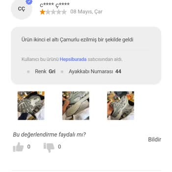 Hepsiburada 2. El Ürün Gönderilmesi Ayıbı