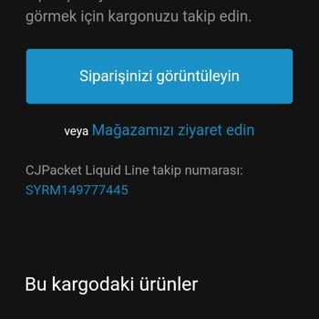Boikab Yanlış Gelen Ürünle İlgilenilmiyor