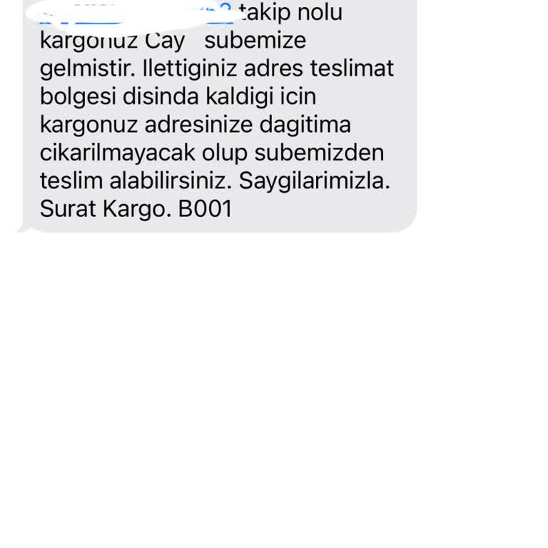 Afyonkarahisar Sürat Kargo Çay Şubesi