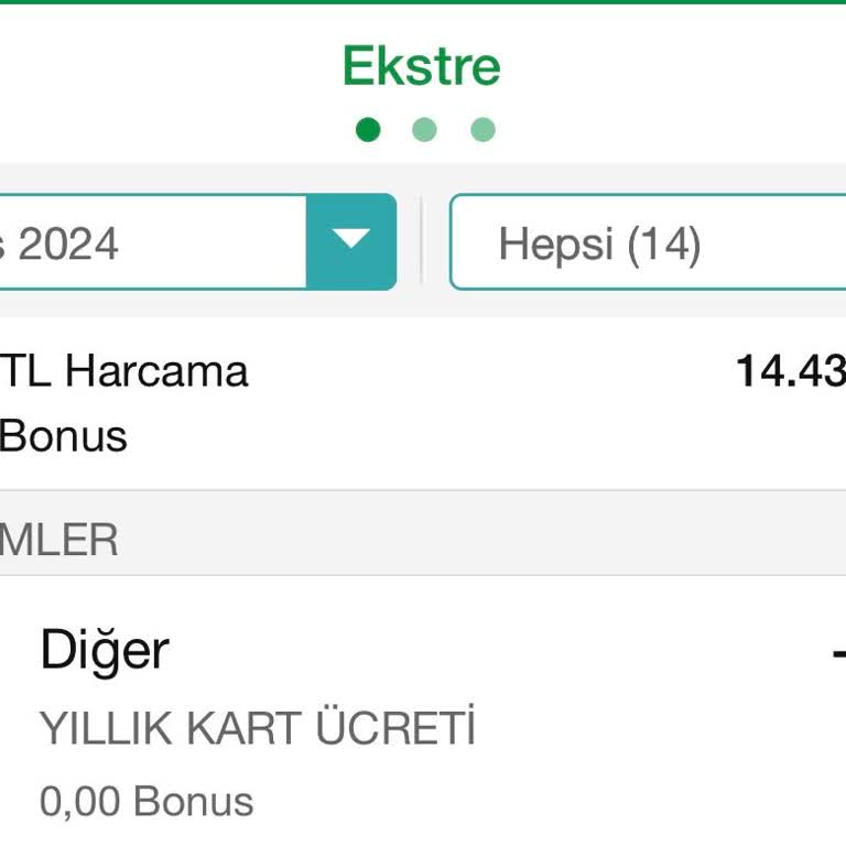 Garanti BBVA Kredi Kartı Aidat Ücreti