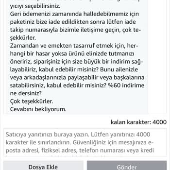 Amazon Para İadesi Yapmıyor