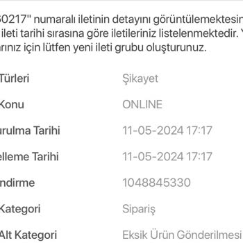 Koçtaş Eksik Ve Kusurlu Yapılan Teslimat