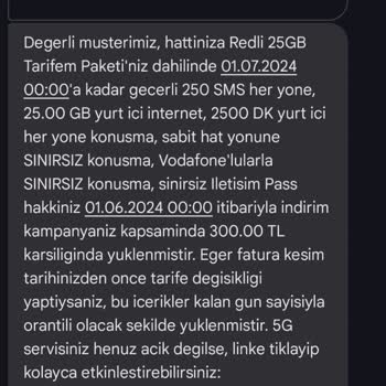 Vodafone Fazladan Paralarınızı Alıyor.!