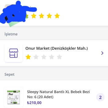 Getir Çarşı Eksik Ürün Fazla Para Alıyor