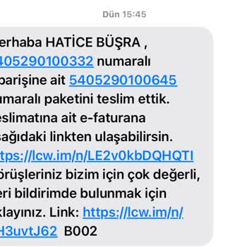 LCW Be Kargoist Firmasının Sorumsuzluğu