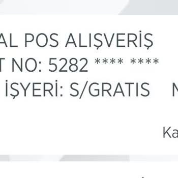 Gratis Paramı Çekti Ama Siparişim Gözükmüyor