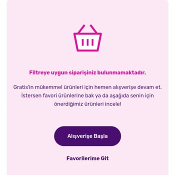 Gratis Paramı Çekti Ama Siparişim Gözükmüyor