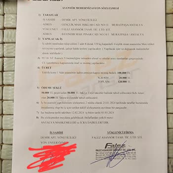 Falez Asansör Antalya Mağduriyet