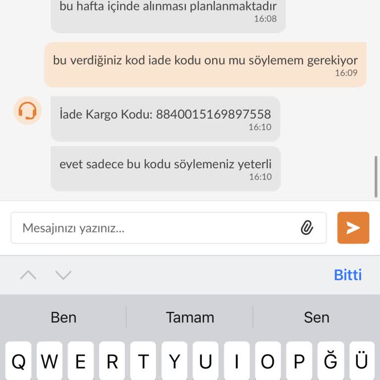 Horoz Lojistik İade Kodu İptal