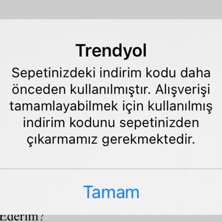 Trendyol Canlı Yayın Kuponları Kullanılmıyor