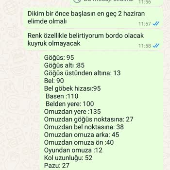 Nurtuba Hatalı Ürün Gönderildi.