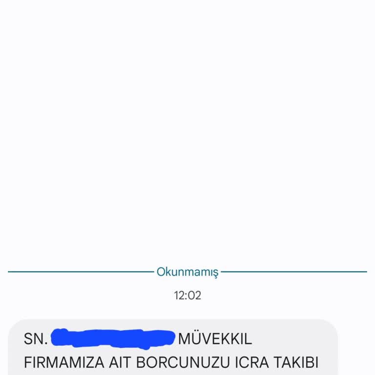 Metka Hukuk (SMS) Yanlış İcra Bildirimi: Sipariş Etmediğim Ürün İçin Tehdit