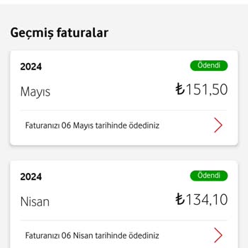 Vodafone Fatura Zam Şikayeti