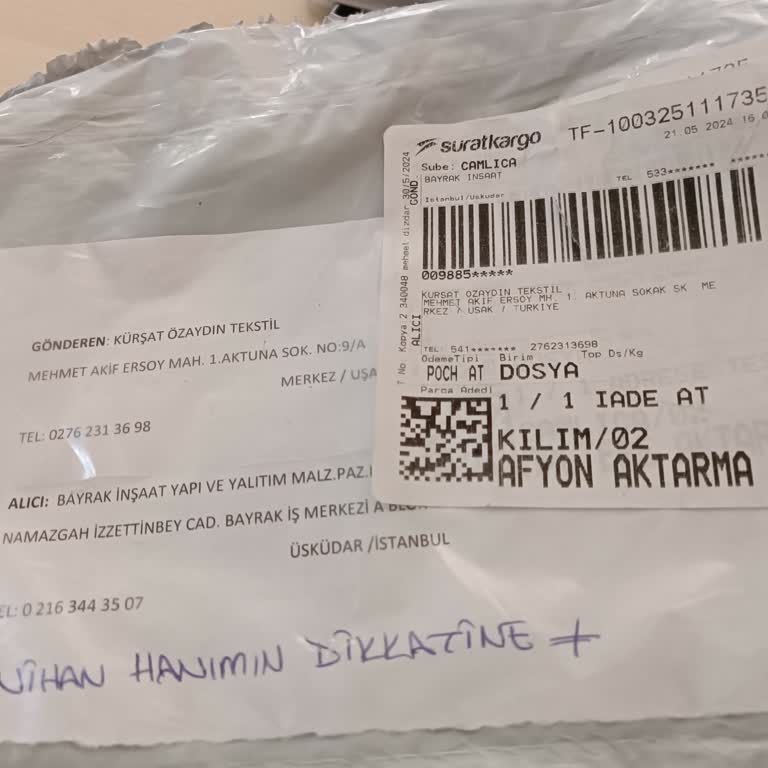 Sürat Kargo Teslim Etmediği Kargoya Fatura Kesiyor