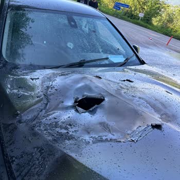 BMW 520 Aracım Seyir Halinde Yandı