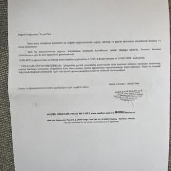 Skechers Ürün İncelemesine Gelen Yanıt