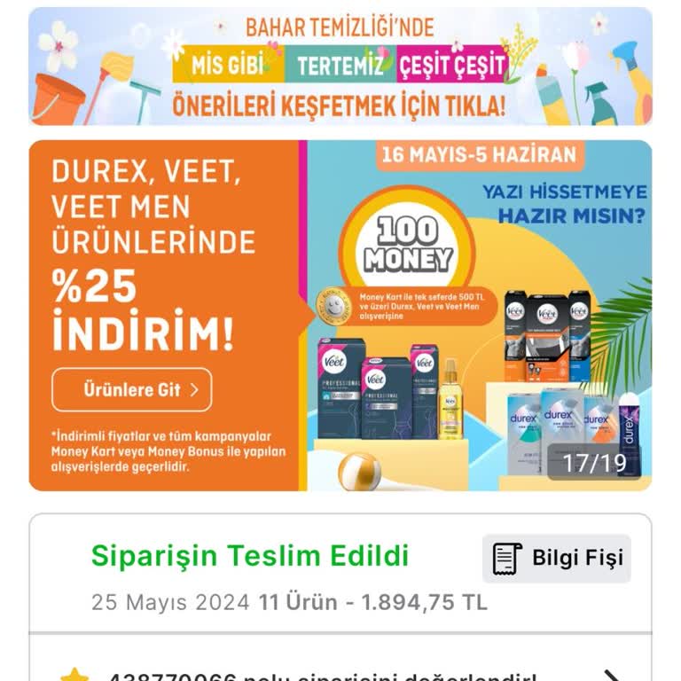 Migros Ürünlerimi Teslim Etmedi.