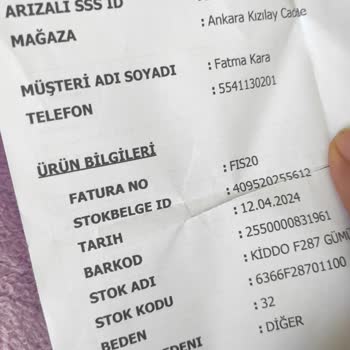 Ayakkabı Dünyası Çocuk Sandalet Hatalı Çıktı