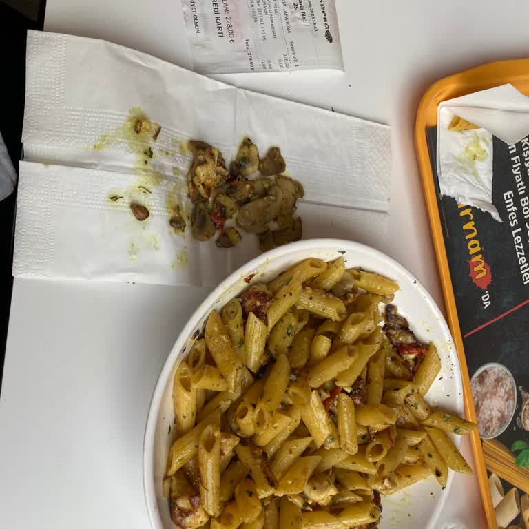 Makarnam Ürün Ve Fişin Farklı Olması