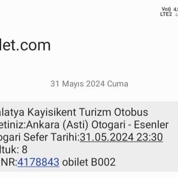 Malatya Kayısı Kent Turizm Yolculuk Mağduriyeti