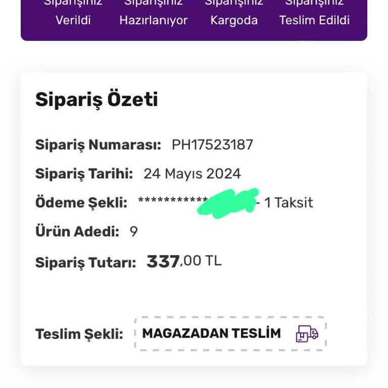 Gratis Siparişim 8 Gündür Hazırlanıyor
