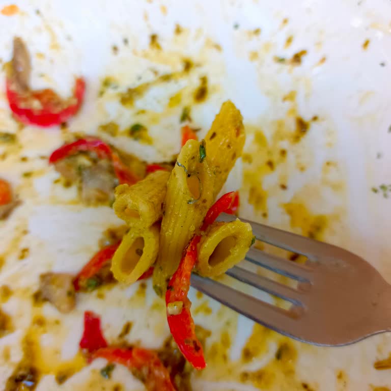 Makarnam Yemek İçinde Bulaşık Teli!