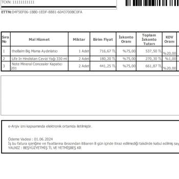 Gratis İndirimde Eksik Ürün Gönderimi