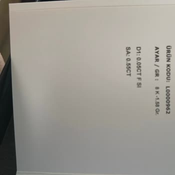 Lal Pırlanta Hatalı Ürün Gönderimi