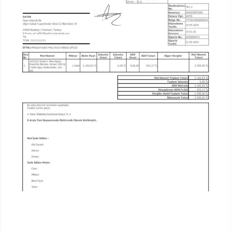 Arzum Smoothie Blender Hakkında