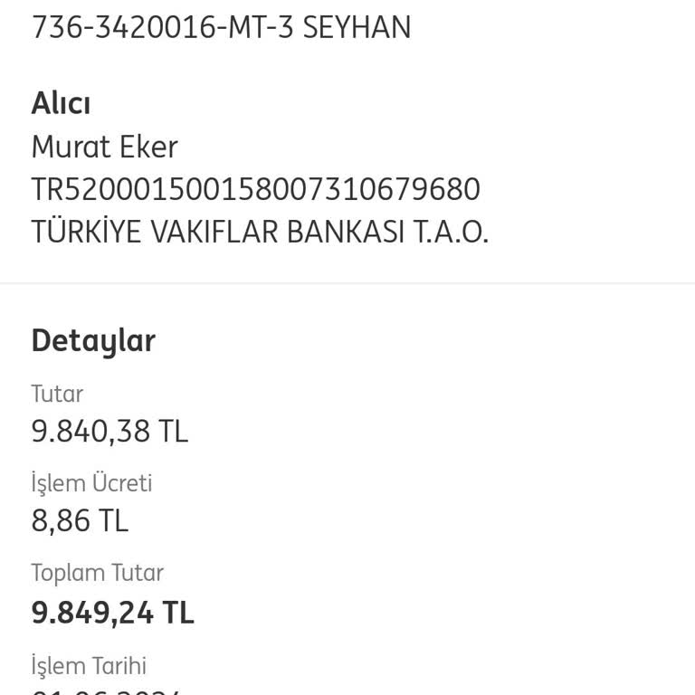 ING EFT, HAVALE, Fast Ücreti Alınması